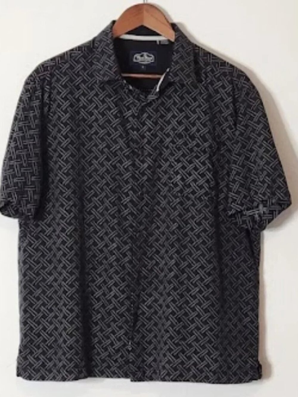 Brand New Nat Nast Men's Short Sleeve Button-down Shirt Size XL